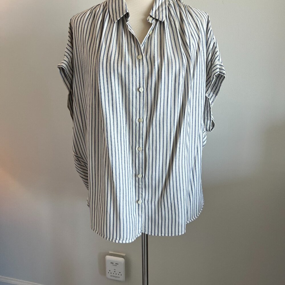 Madewell Dalton Stripe button up size XL